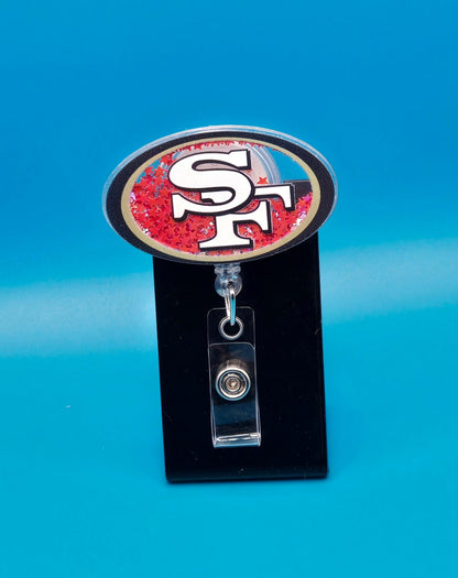 Sports Football Shaker Badge Reel