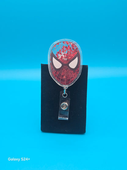 Aracnid Comic Acrylic Badge Reel