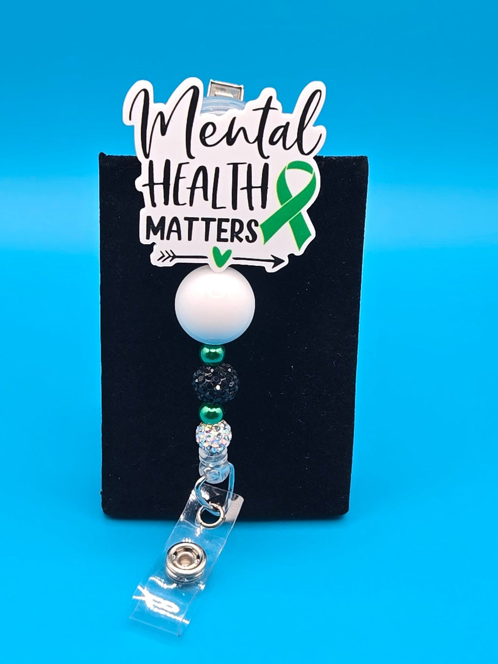 Mental Health Matters, Acrylic Badge Reel