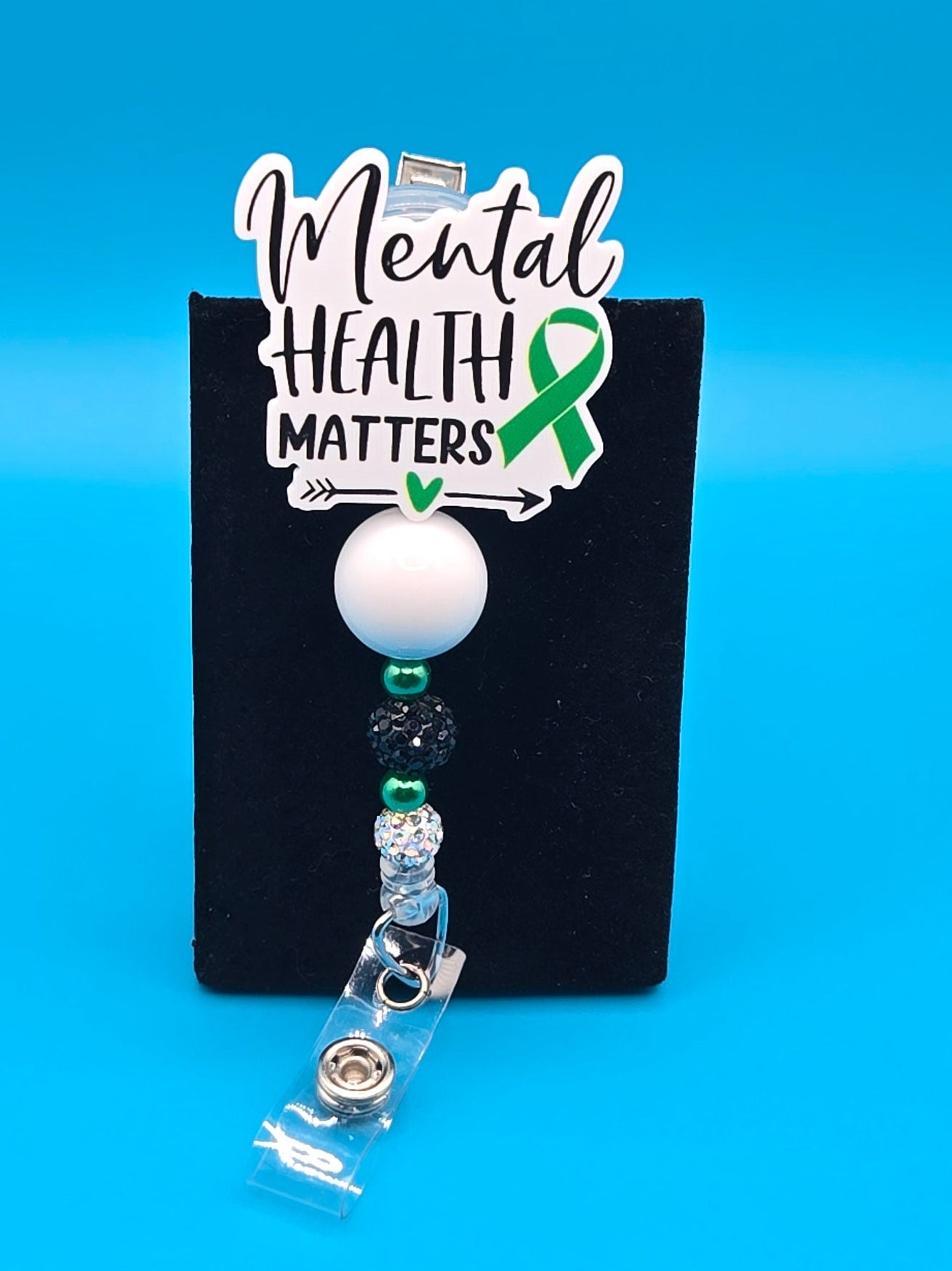 Mental Health Matters, Acrylic Badge Reel