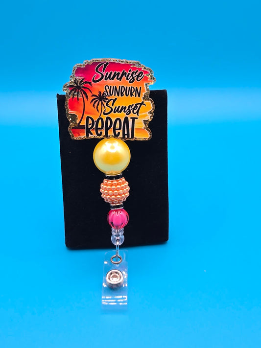 SSS Repeat Acrylic Badge Reel