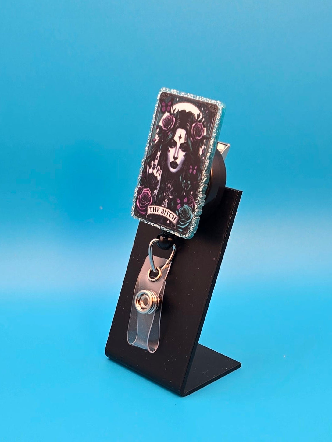The Bitch Acrylic Badge Reel