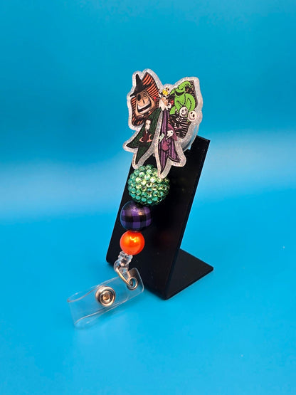 Nightmare Collection Acrylic Badge Reel