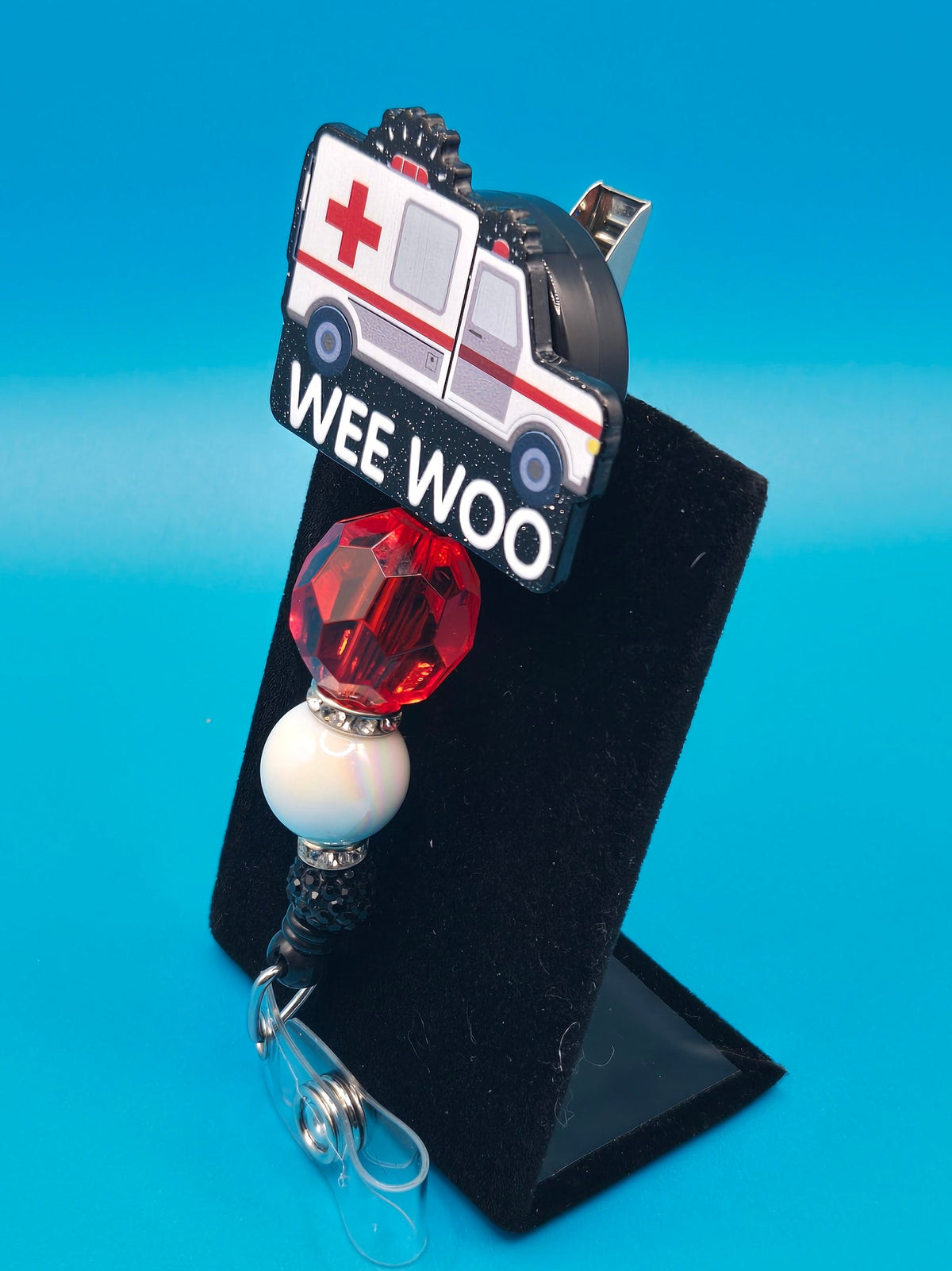 Wee Woo Acrylic Badge Reel