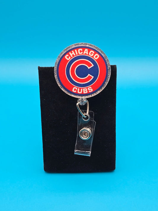 Sports Themed Acrylic Badge Reel
