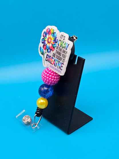 Suicide Awareness Acrylic Badge Reel