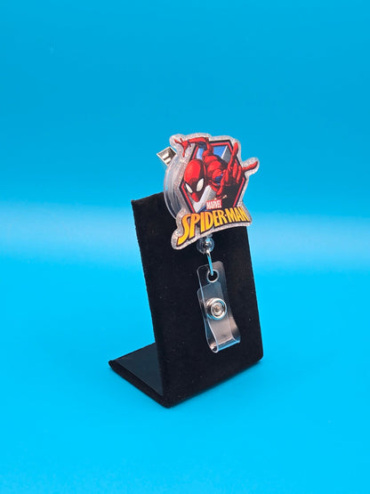 Aracnid Comic Acrylic Badge Reel