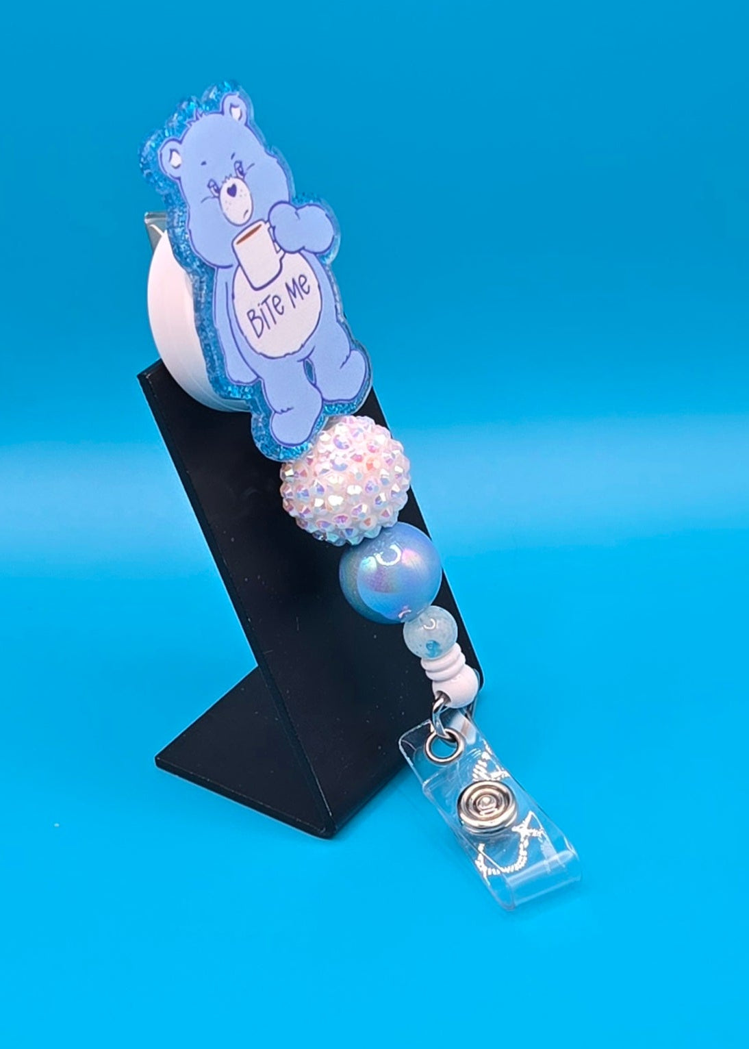 Bite Me, Acrylic Badge Reel