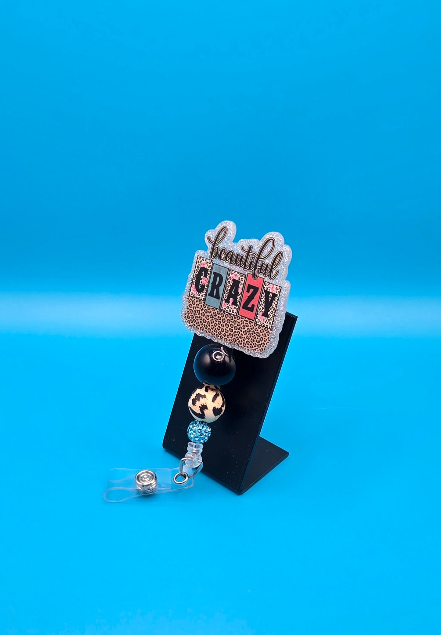 Beautiful Crazy, Acrylic Badge Reel