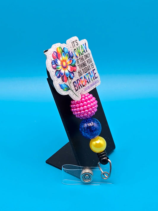 Suicide Awareness Acrylic Badge Reel