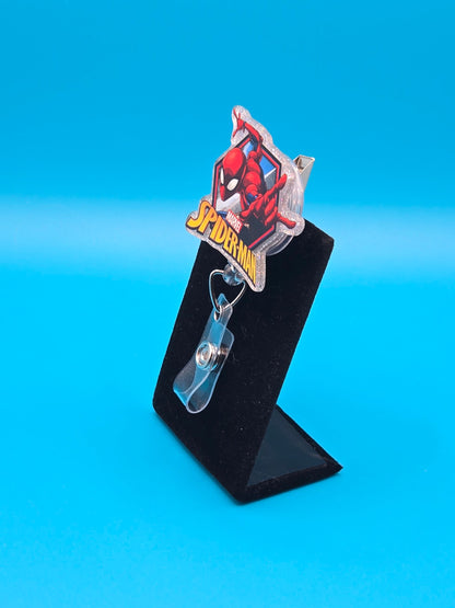 Aracnid Comic Acrylic Badge Reel