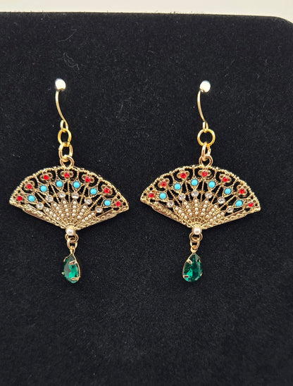 Beautiful Fan Earrings