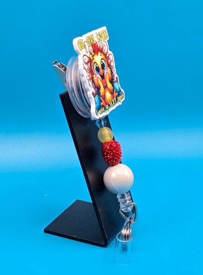I Woke Up Sexy, Sassy Acrylic Badge Reel