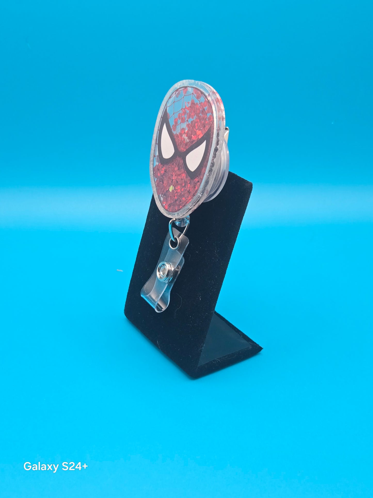 Aracnid Comic Acrylic Badge Reel
