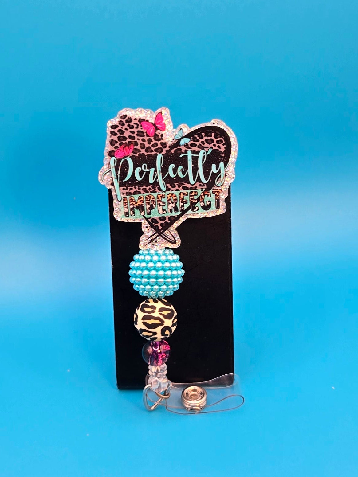 Perfectly Imperfect Acrylic Badge Reel
