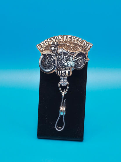 Legends Never Die Acrylic Badge Reel