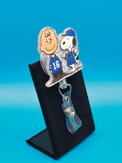 Sports Themed Character Acrylic Badge Reel