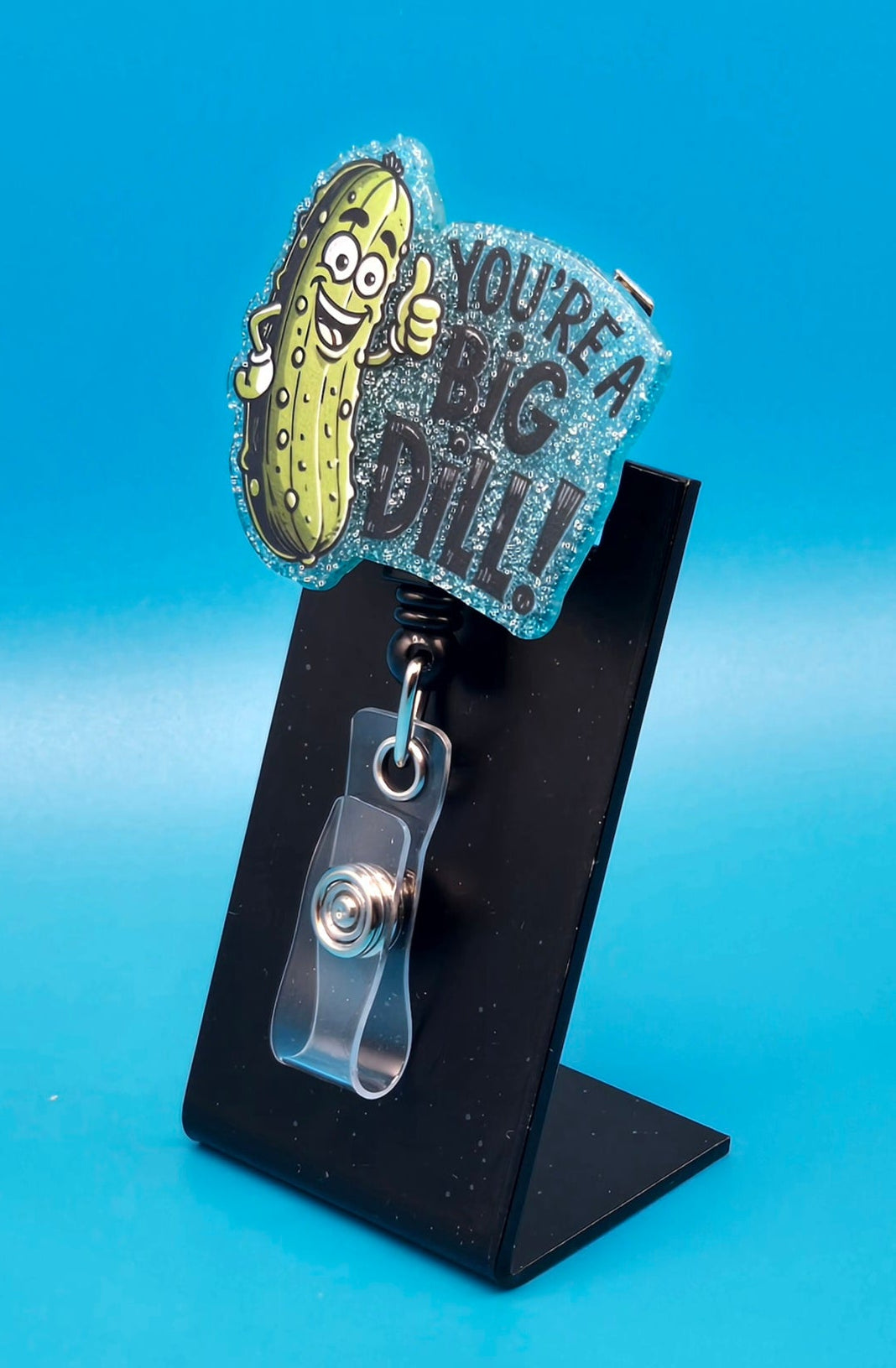 Big Dill Sassy Acrylic Badge Reel