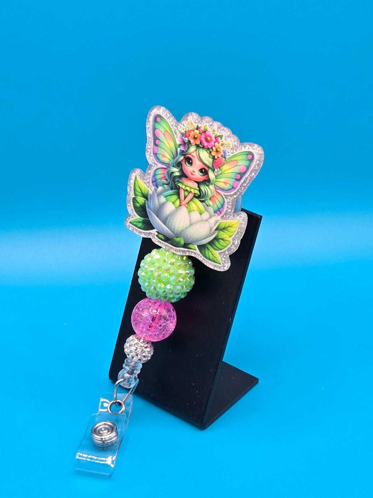 Spring Fairy Acrylic Badge Reel
