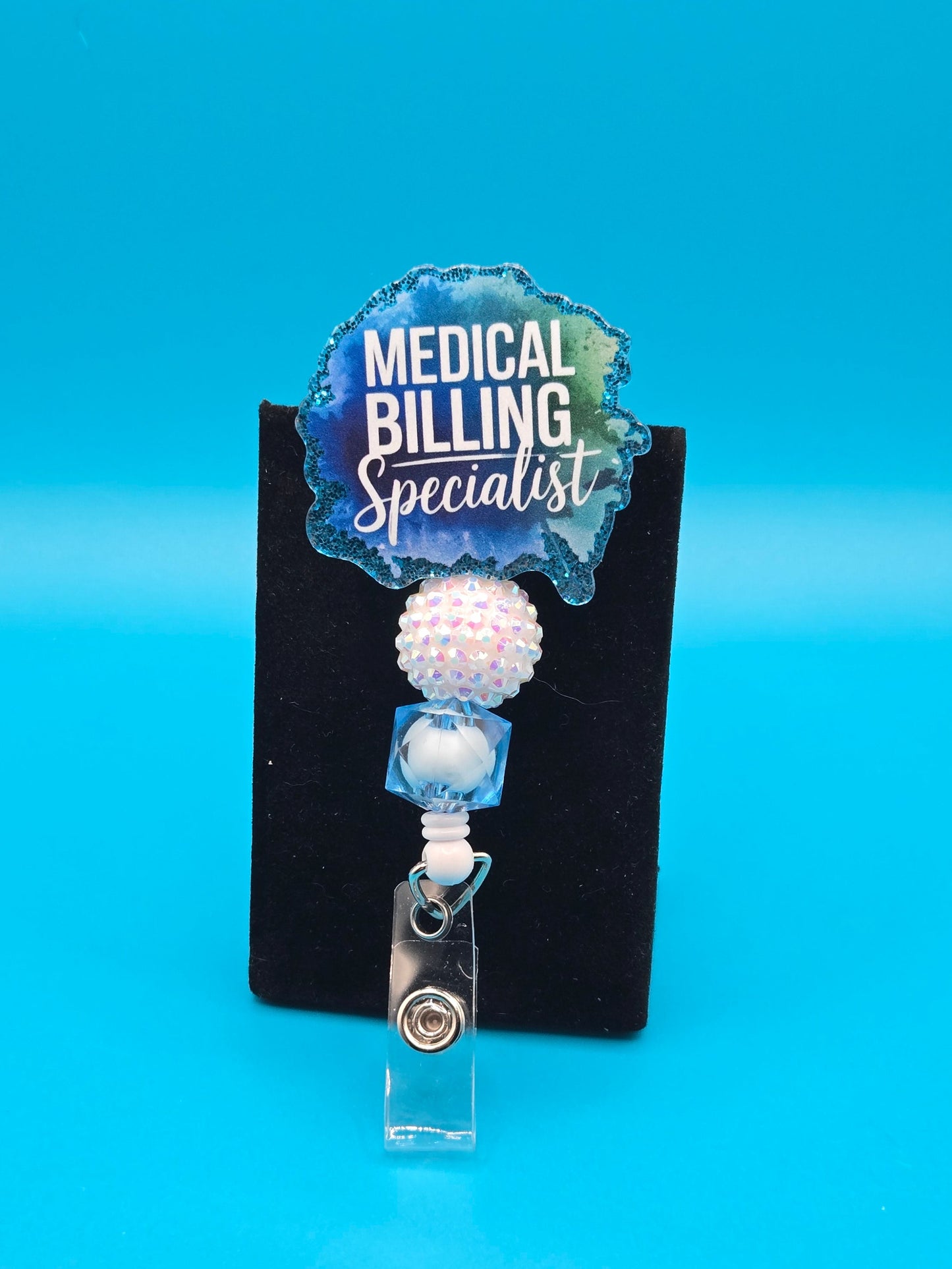 Medical Billing Specialist Acrylic Badge Reel