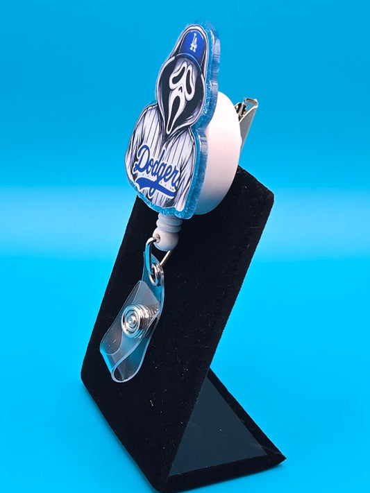 Horror Sports Fan Acrylic Badge Reel