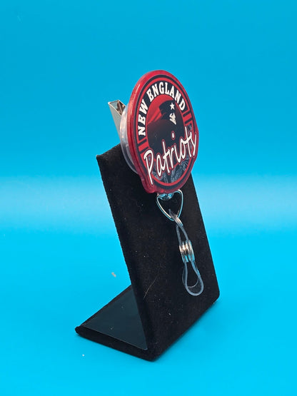 Sports Themed Football Acrylic Badge Reel