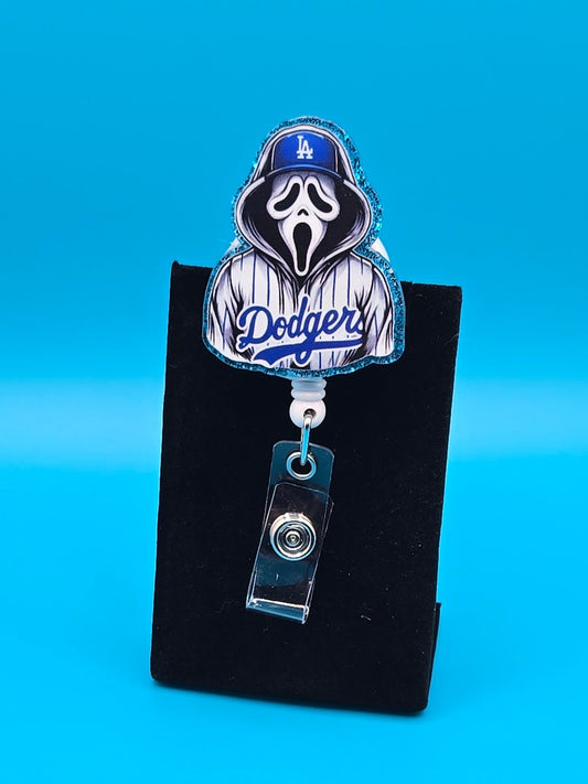 Horror Sports Fan Acrylic Badge Reel
