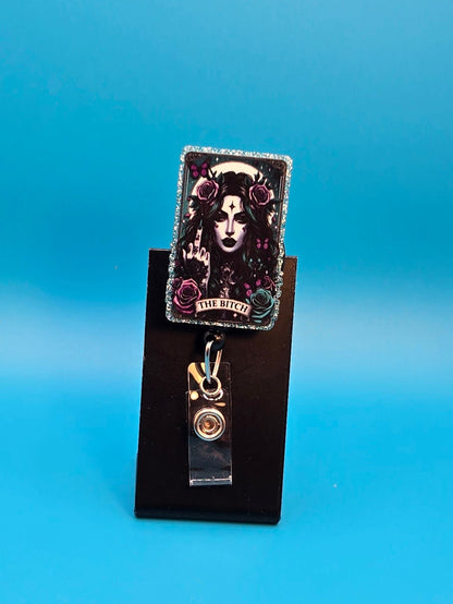 The Bitch Acrylic Badge Reel