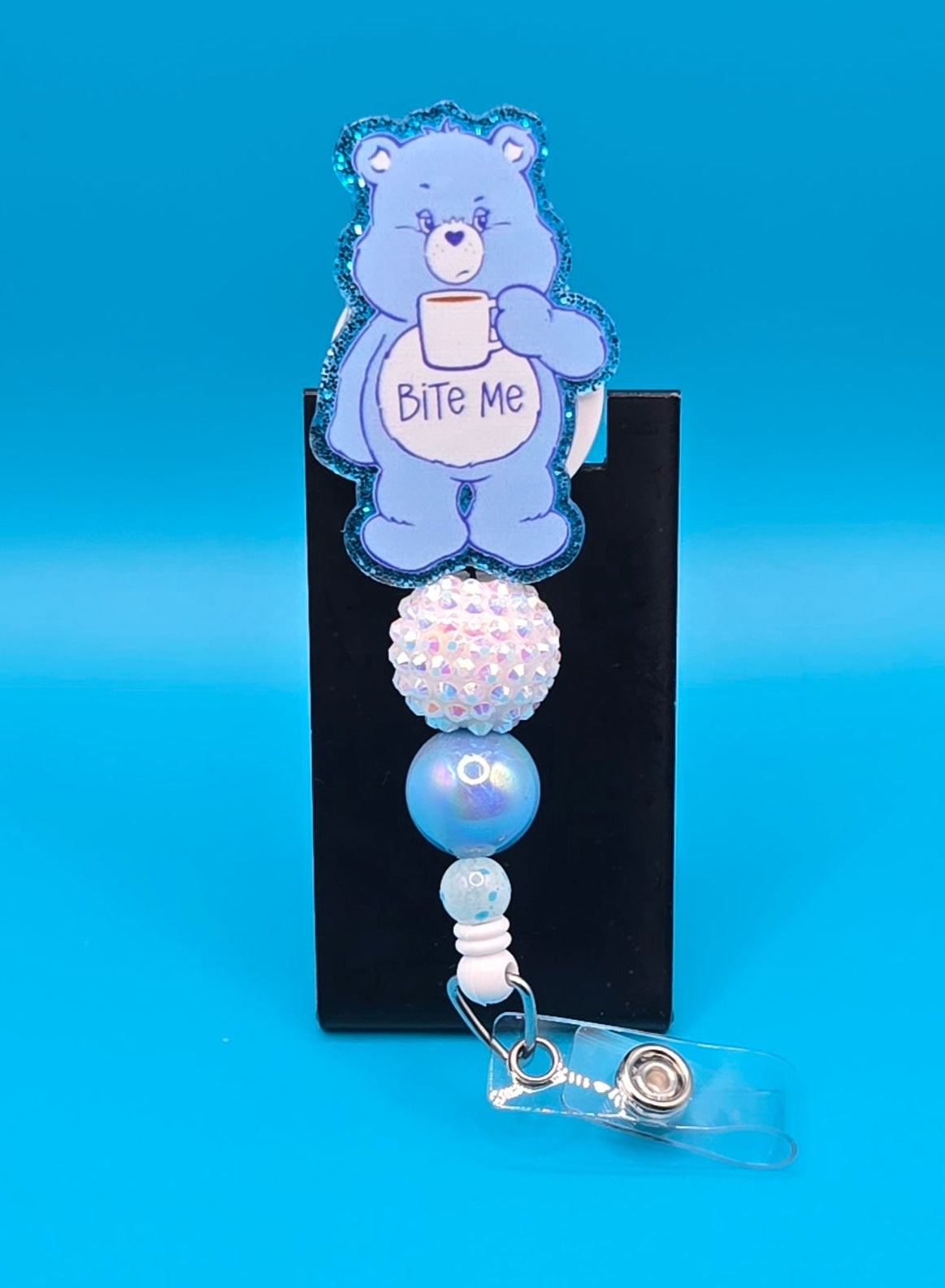 Bite Me, Acrylic Badge Reel