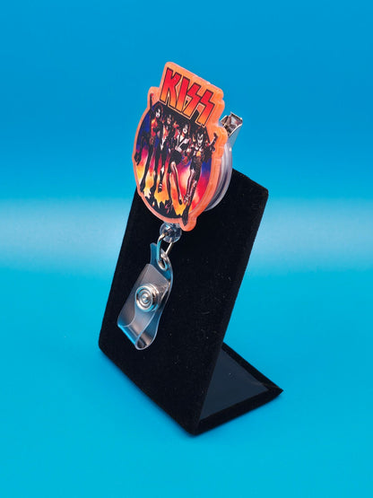 Rock Band Acrylic Badge Reel