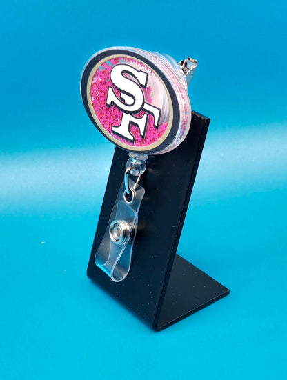 Sports Football Shaker Badge Reel