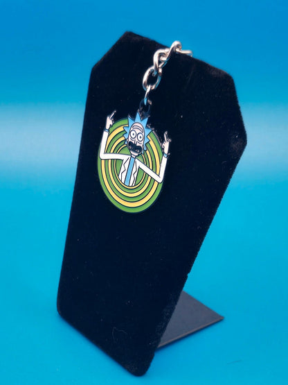 Cartoon Metal Keychain