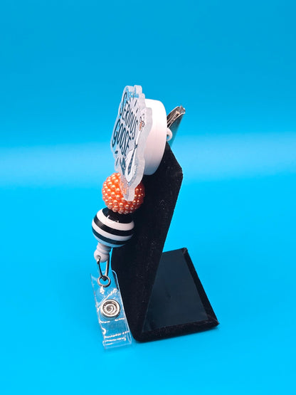 Serious Goose Acrylic Badge Reel