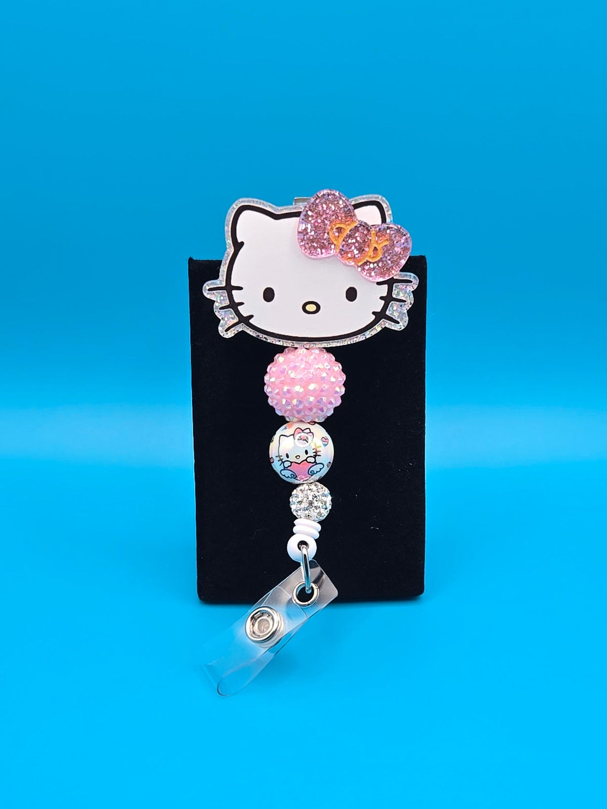 Cat Character Acrylic Badge Reel
