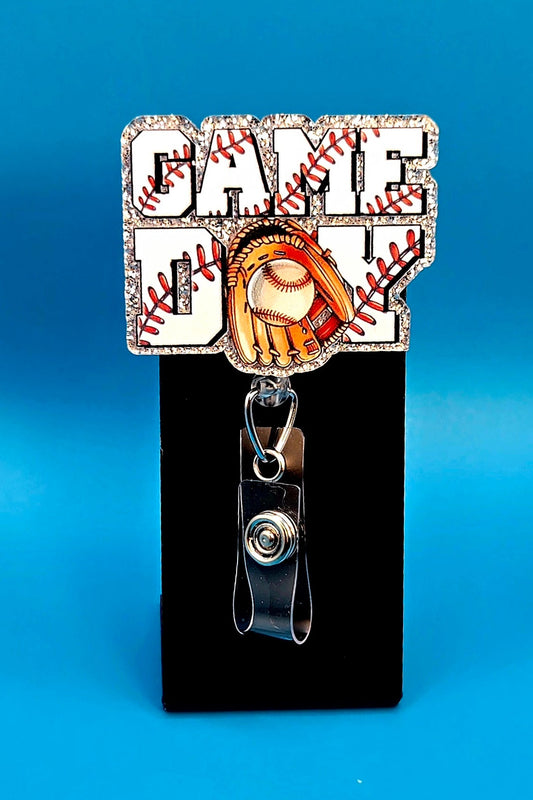 Game Day Acrylic Badge Reel