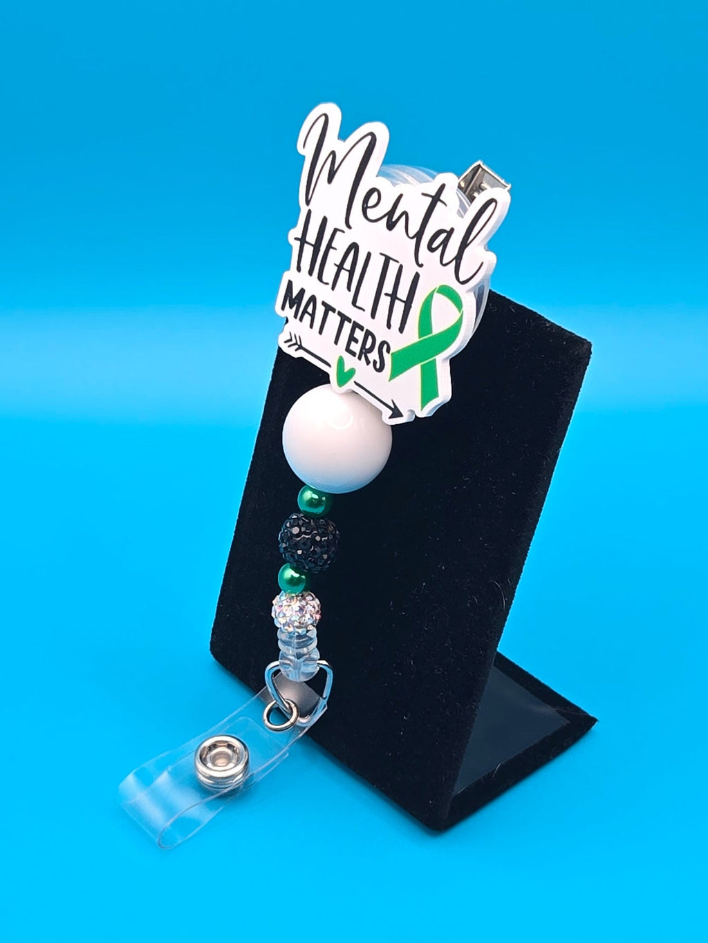 Mental Health Matters, Acrylic Badge Reel