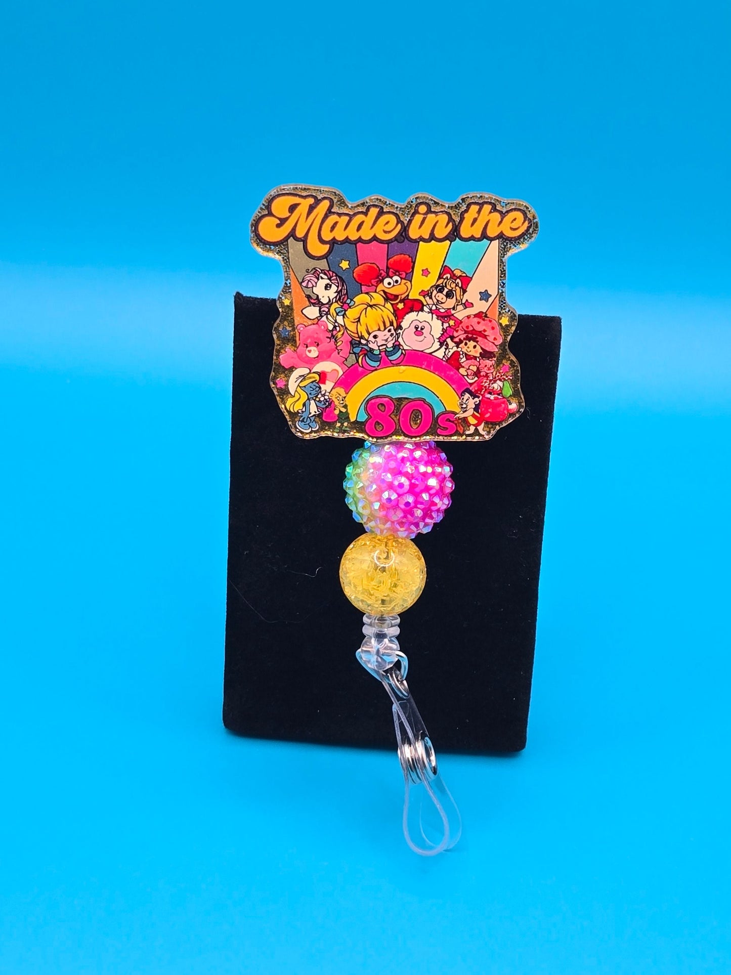 Made in the 80's Acrylic Badge Reel