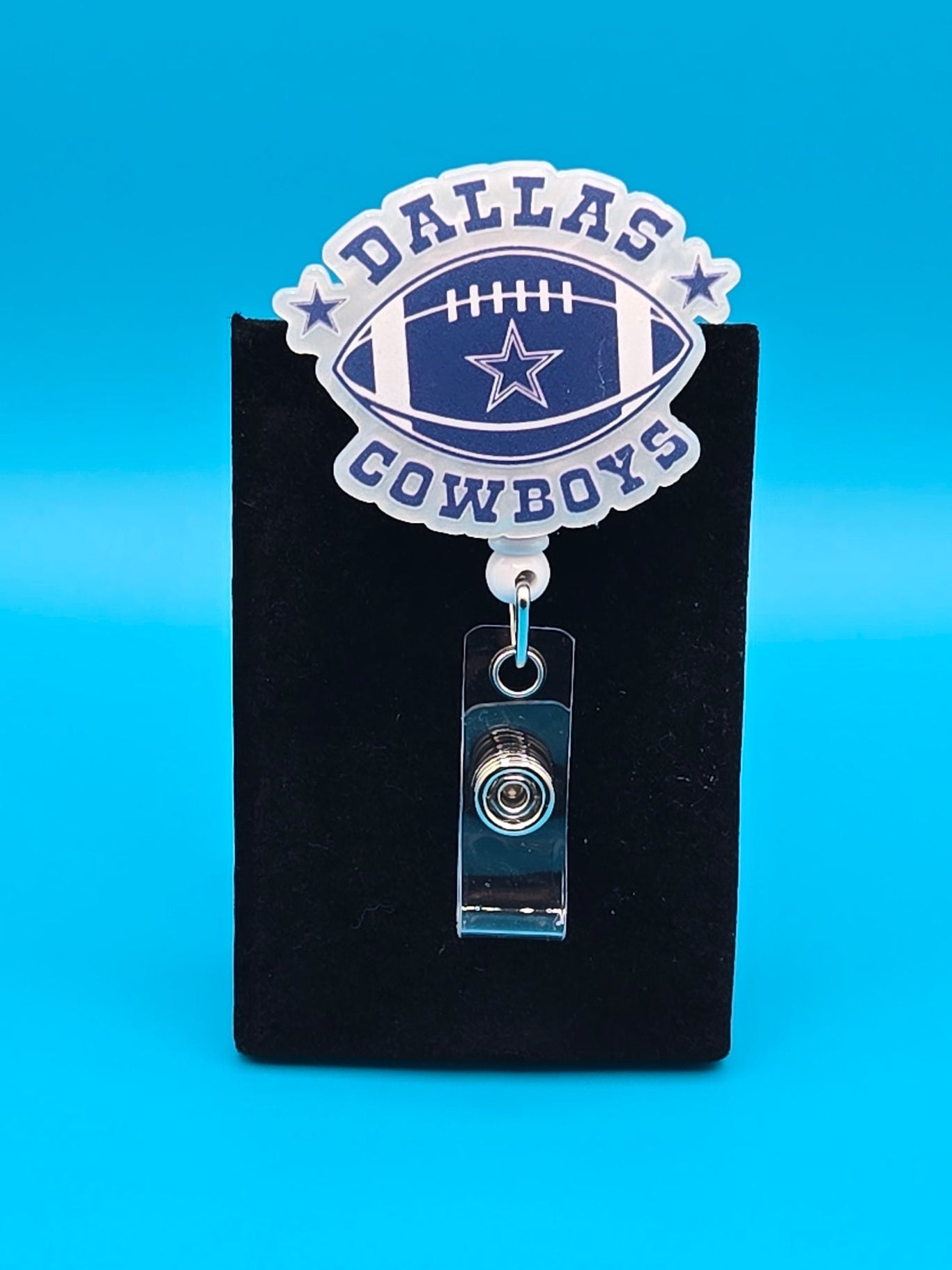 Sports Themed Football Acrylic Badge
