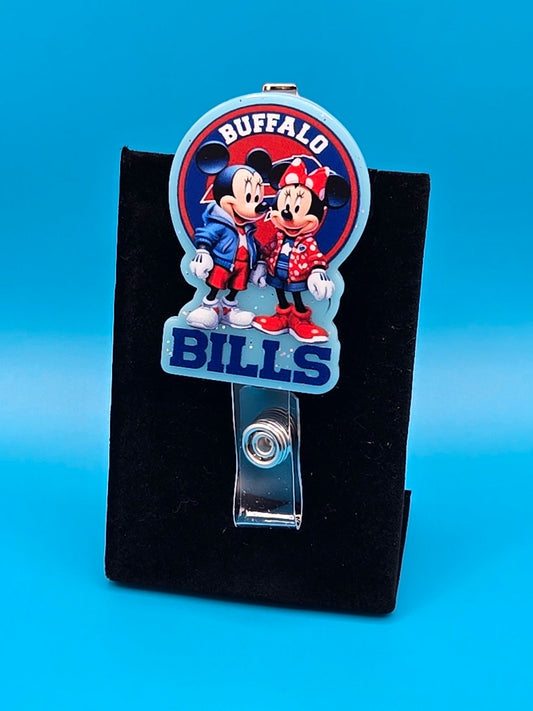 Character Sports Themed Acrylic Badge Reel