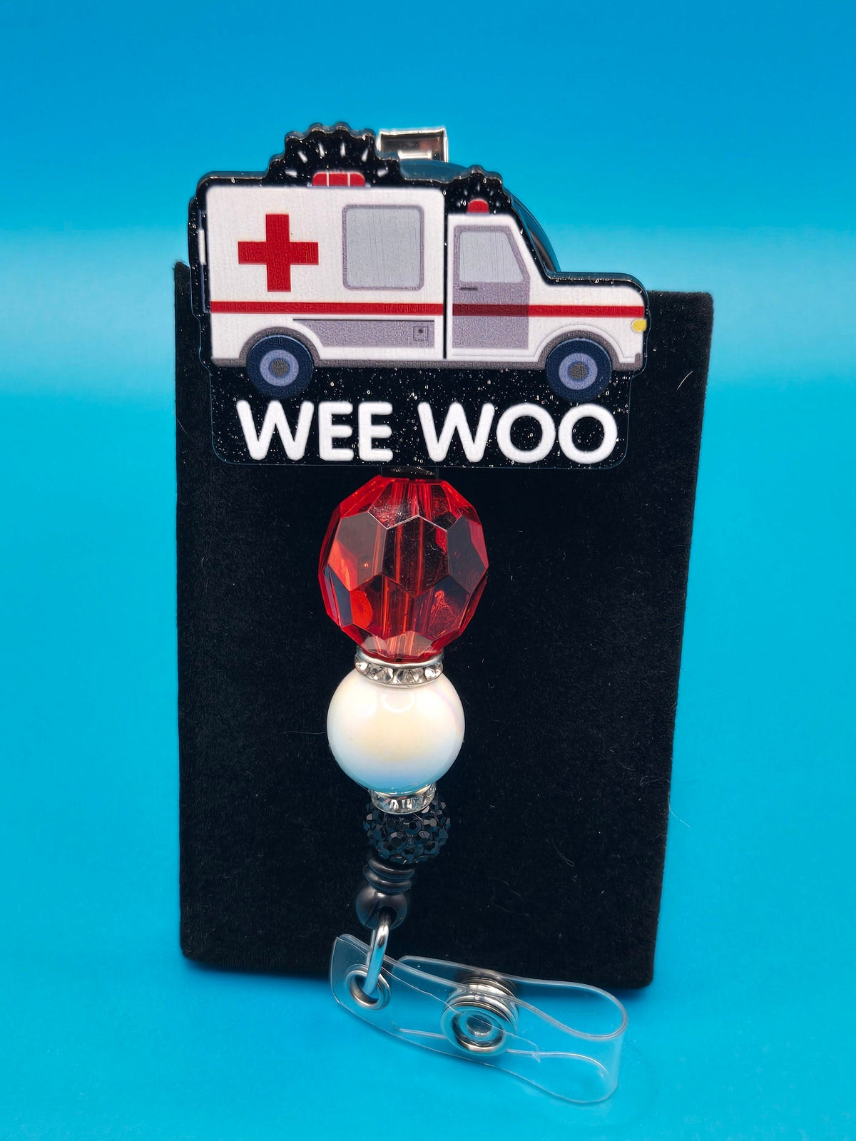 Wee Woo Acrylic Badge Reel