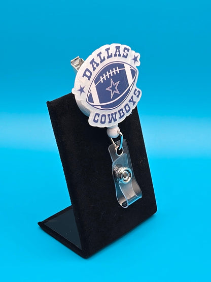 Sports Themed Football Acrylic Badge