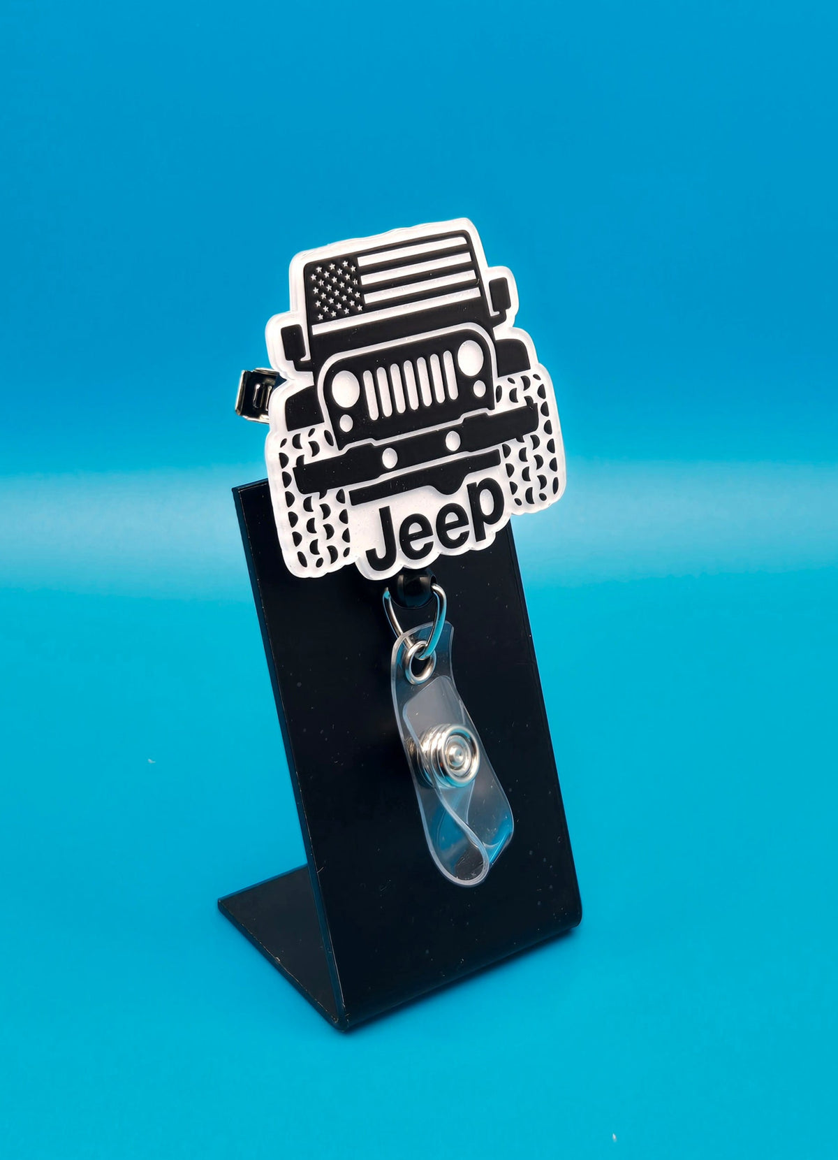 Off Roading Acrylic Badge Reel