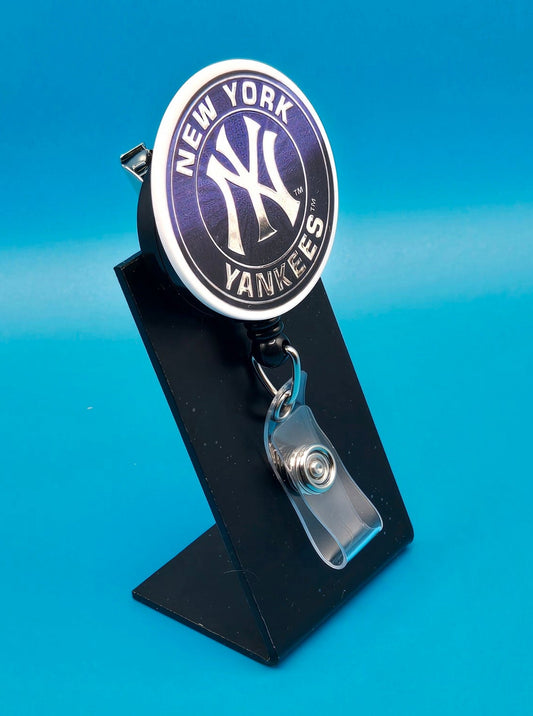 Sports Themed Basketball Acrylic Badge Reel
