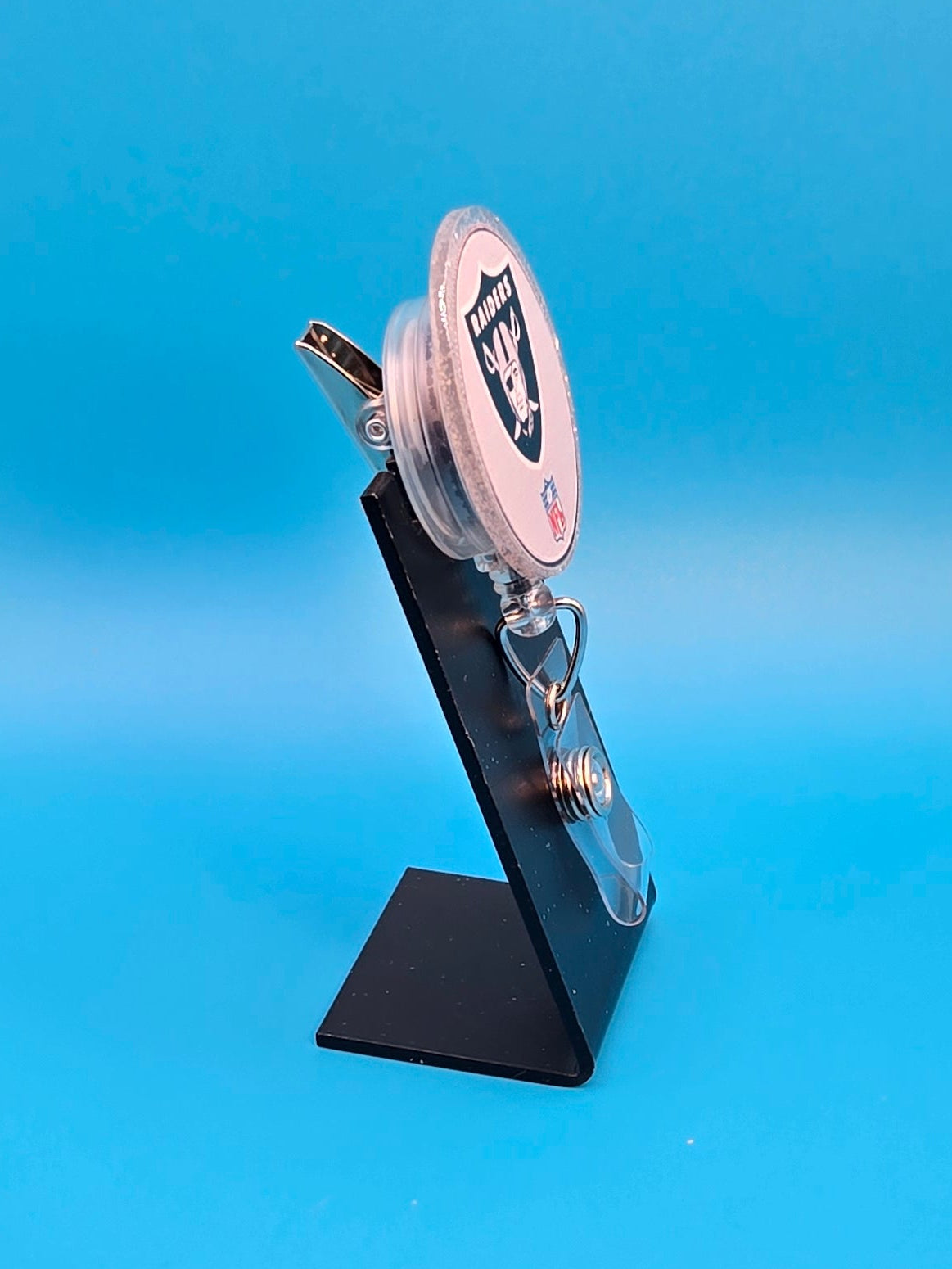Sports Themed Football Acrylic Badge Reel