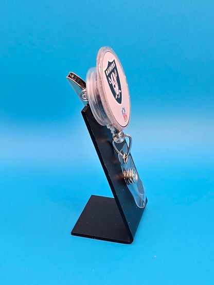 Sports Themed Football Acrylic Badge Reel