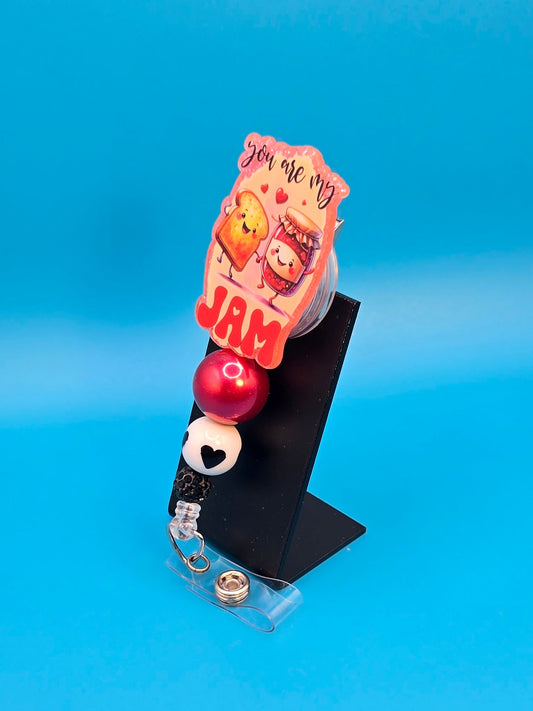 You Are My Jam, Acrylic Badge Reel