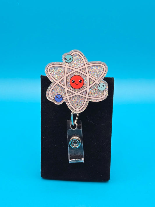 Atom Acrylic Badge Reel